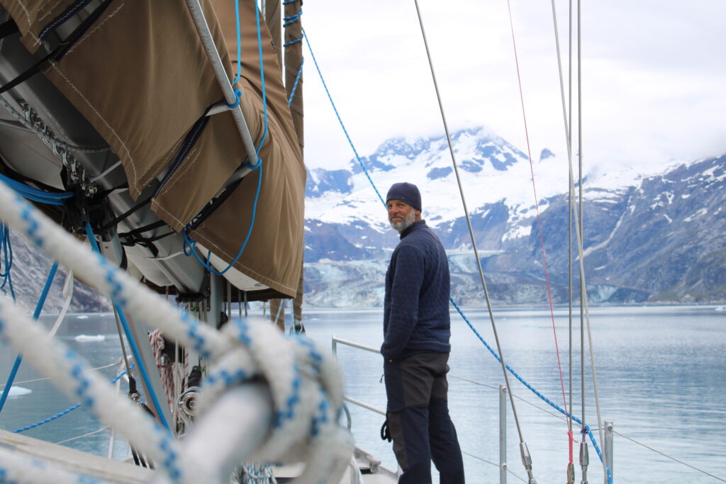 John Lundin aboard the WOLF.